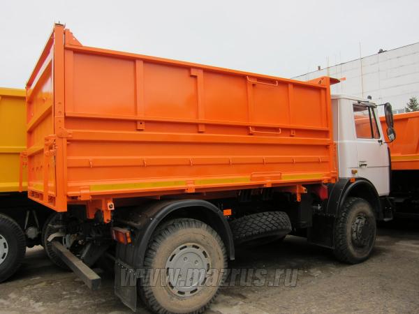 МАЗ 5551 самосвал салон